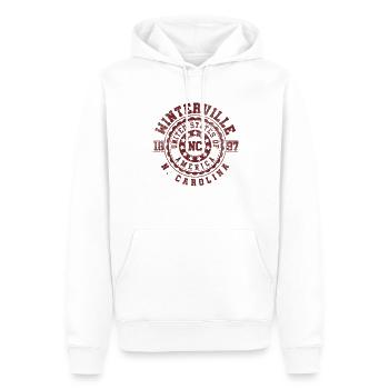 Winterville NC | North Carolina Reise Geschenk - Männer Premium Bio Hoodie - Weiß - Vorne - Nico (187cm)