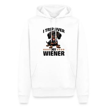 Dachshund Doxie Wiener Dog Breed - Männer Premium Bio Hoodie - Weiß - Vorne - Nico (187cm)