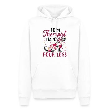 Dachshund Doxie Wiener Dog Breed Some Therapists - Männer Premium Bio Hoodie - Weiß - Vorne - Nico (187cm)
