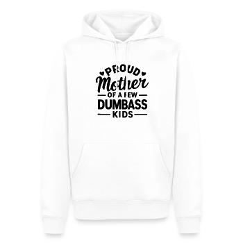 Stolze Mutter Von Ein Paar Dummen Kindern TLustige Mütter - Männer Premium Bio Hoodie - Weiß - Vorne - Nico (187cm)
