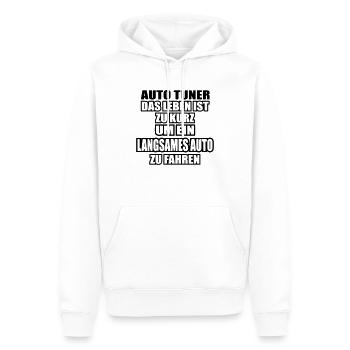 Auto Tuner Automechaniker - Männer Premium Bio Hoodie - Weiß - Vorne - Nico (187cm)