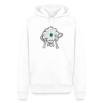 kiss me, I'm Irish - Men’s Premium Organic Hoodie - white - Front - Nico (187cm)