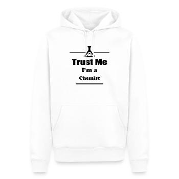 Vertrauen Sie mir, ich bin ein Chemiker - Chemie - - Männer Premium Bio Hoodie - Weiß - Vorne - Nico (187cm)