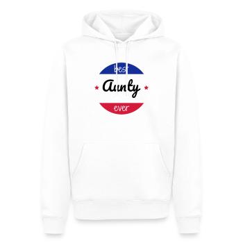 Onkel / Tante / Vetter / Cousin / Kusine - Männer Premium Bio Hoodie - Weiß - Vorne - Nico (187cm)
