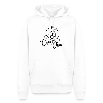 Chow-Chow - Männer Premium Bio Hoodie - Weiß - Vorne - Nico (187cm)
