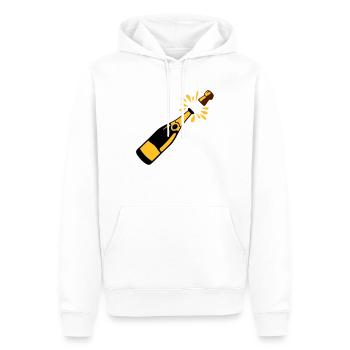 bottle alcohol cork jumps - Men’s Premium Organic Hoodie - white - Front - Nico (187cm)