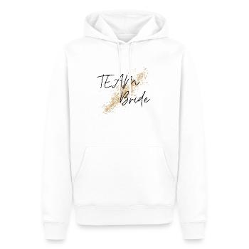Team Bride - Männer Premium Bio Hoodie - Weiß - Vorne - Nico (187cm)