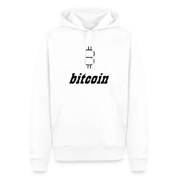 Bitcoin Trading Crypto Stocks - Sweat à capuche Premium bio Homme - blanc - Devant - Nico (187cm)