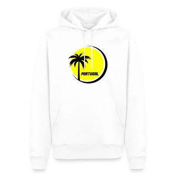 Portugal - Männer Premium Bio Hoodie - Weiß - Vorne - Nico (187cm)