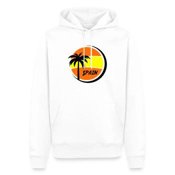 spain - Männer Premium Bio Hoodie - Weiß - Vorne - Nico (187cm)
