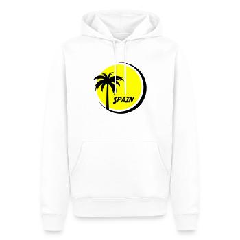 spain - Männer Premium Bio Hoodie - Weiß - Vorne - Nico (187cm)