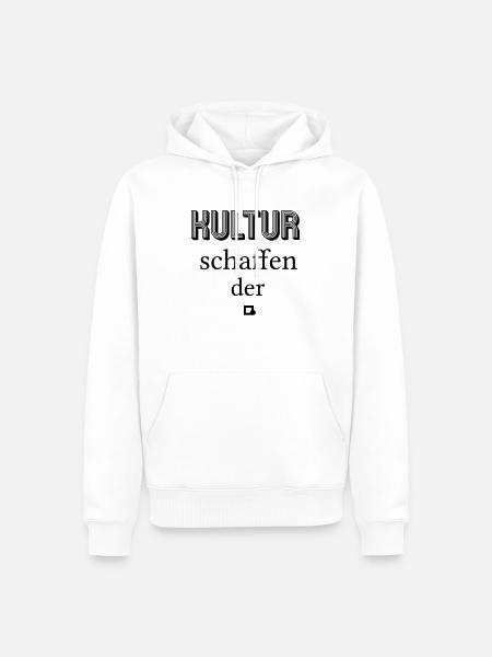 Cultural Worker - Men’s Premium Organic Hoodie - white