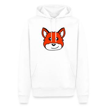 Fuchs Rotfuchs Wildes Tier Schlauer Wald Bewohner - Männer Premium Bio Hoodie - Weiß - Vorne - Nico (187cm)