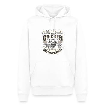 Éleveur de poulet Whisperer de poulet - Sweat à capuche Premium bio Homme - blanc - Devant - Nico (187cm)
