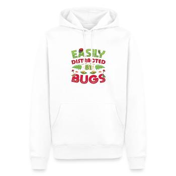 Leicht von Käfern abzulenken - Männer Premium Bio Hoodie - Weiß - Vorne - Nico (187cm)