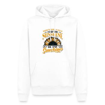When You Can't Find The Sunshine Be The Sunshine - Männer Premium Bio Hoodie - Weiß - Vorne - Nico (187cm)