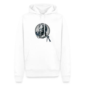 Scuba Diver Kissing Meerjungfrau - Männer Premium Bio Hoodie - Weiß - Vorne - Nico (187cm)