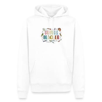 Costume de futur enseignant pour enfants - Sweat à capuche Premium bio Homme - blanc - Devant - Nico (187cm)