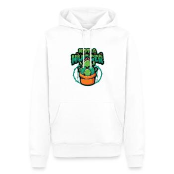 Pas de cactus étreint - Sweat à capuche Premium bio Homme - blanc - Devant - Nico (187cm)