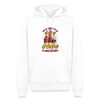 Was Zu Tun Ist, Wenn Sie Ihr Haus Verkaufen - Männer Premium Bio Hoodie - Weiß - Vorne - Nico (187cm)