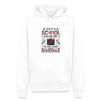 Ja, Ich Bin Ein Schulberater Nein. - Männer Premium Bio Hoodie - Weiß - Vorne - Nico (187cm)