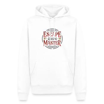 Escape Room Master, Anniversaire. - Sweat à capuche Premium bio Homme - blanc - Devant - Nico (187cm)