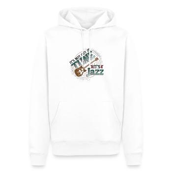 Es Ist Nicht Verstimmt, Es Ist Jazz - Jazz Band. - Männer Premium Bio Hoodie - Weiß - Vorne - Nico (187cm)