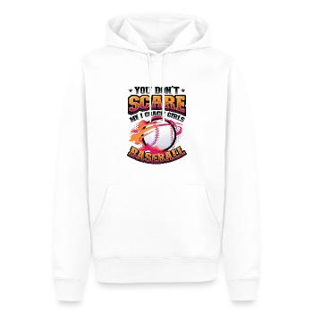 Tu ne me fais pas peur, je suis coach - Sweat à capuche Premium bio Homme - blanc - Devant - Nico (187cm)