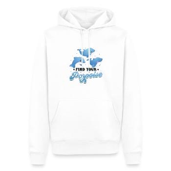 Trouvez votre marsouin Biologiste marin Dauphin - Sweat à capuche Premium bio Homme - blanc - Devant - Nico (187cm)