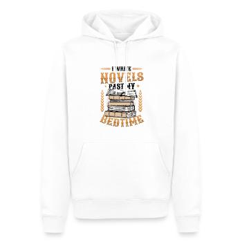 Ich Schreibe Romane, Wenn Ich Im Bett Bin Autorin - Männer Premium Bio Hoodie - Weiß - Vorne - Nico (187cm)