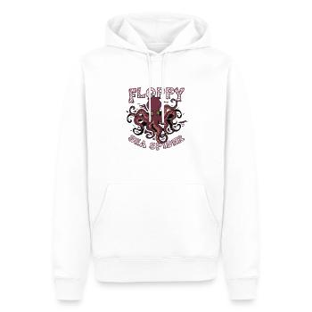 Poulpe d’araignée de mer Floppy - Sweat à capuche Premium bio Homme - blanc - Devant - Nico (187cm)