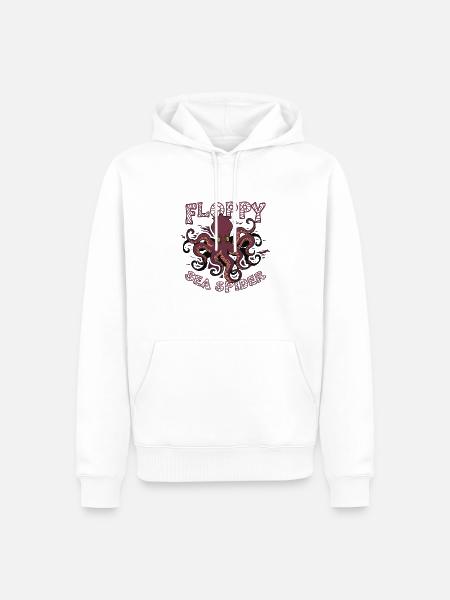 Floppy Sea Spider Octopus - Men’s Premium Organic Hoodie - white
