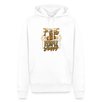 Je fais cuire des gens heureux amateurs de pâtisserie - Sweat à capuche Premium bio Homme - blanc - Devant - Nico (187cm)