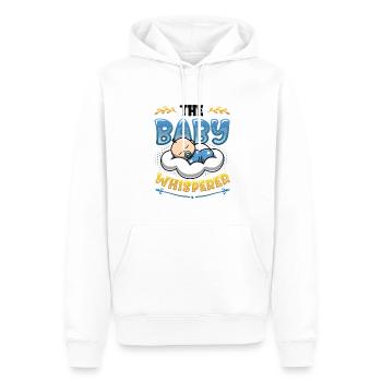 The Baby Whisperer Nounou Childminder Baby-sitter - Sweat à capuche Premium bio Homme - blanc - Devant - Nico (187cm)
