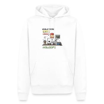 Programmer,Computer Programmer,Joke - Men’s Premium Organic Hoodie - white - Front - Nico (187cm)