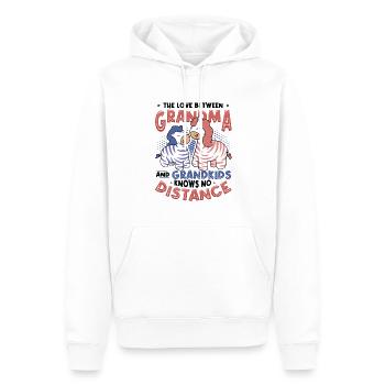 Auf Wiedersehen Und Abschied, Umzugsgroßmutter - Männer Premium Bio Hoodie - Weiß - Vorne - Nico (187cm)