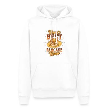 The best pancake maker in the world - Men’s Premium Organic Hoodie - white - Front - Nico (187cm)