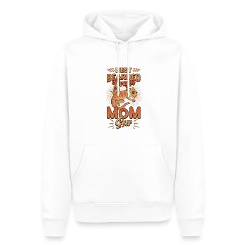 Meilleure mère de dragon barbu de tous les temps - Sweat à capuche Premium bio Homme - blanc - Devant - Nico (187cm)