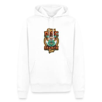 Recherche officielle de disque, Team Frisbee, Golf Disc - Sweat à capuche Premium bio Homme - blanc - Devant - Nico (187cm)