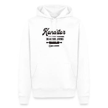 Konditor Ausbildung Konditorazubi Lehre Azubi - Männer Premium Bio Hoodie - Weiß - Vorne - Nico (187cm)