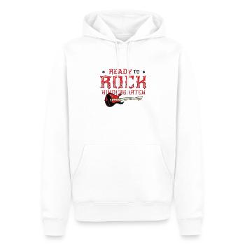 Ready To Rock Kindergarten, First Day - Männer Premium Bio Hoodie - Weiß - Vorne - Nico (187cm)