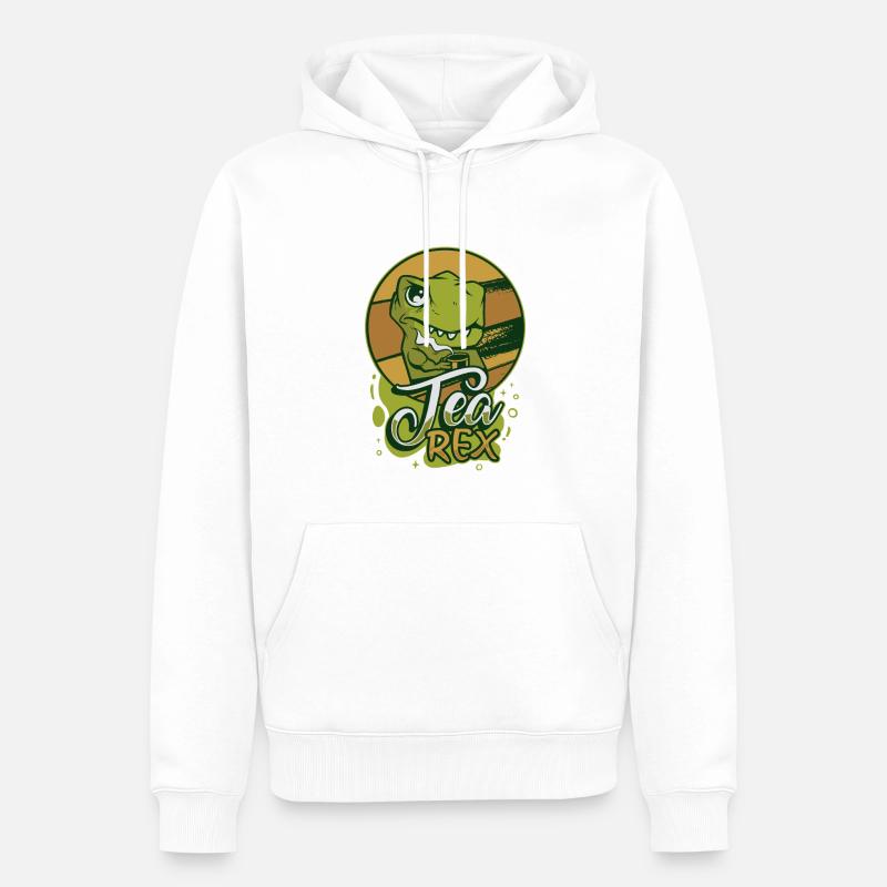 Tee-Experte Teetrinker Teesüchtiger Tee-Enthusiast - Männer Premium Bio Hoodie - Weiß