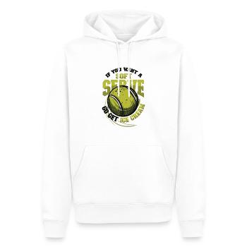 Wenn Sie Ein Softeis Wollen, Holen Sie Sich Eins - Männer Premium Bio Hoodie - Weiß - Vorne - Nico (187cm)