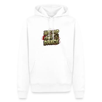 Hip Hop Macht Mich Zuversichtlich, Hip Hop Tanzen - Männer Premium Bio Hoodie - Weiß - Vorne - Nico (187cm)