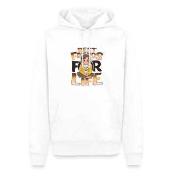 Nur Ein Mädchen, Das Malteserhunde Liebt - Männer Premium Bio Hoodie - Weiß - Vorne - Nico (187cm)