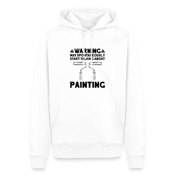 Maler und Lackierer Malerin Lackiererin Painter - Männer Premium Bio Hoodie - Weiß - Vorne - Nico (187cm)