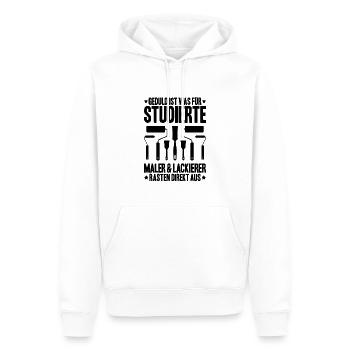 Maler und Lackierer Malerin Lackiererin Painter - Männer Premium Bio Hoodie - Weiß - Vorne - Nico (187cm)