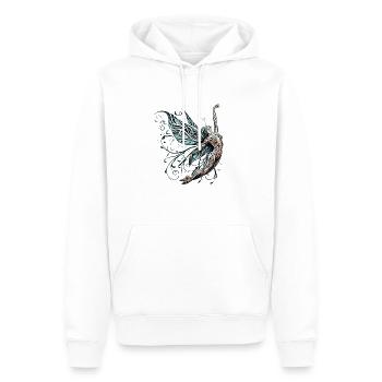 Die anmutige Fee von FairyBreizh - Männer Premium Bio Hoodie - Weiß - Vorne - Nico (187cm)