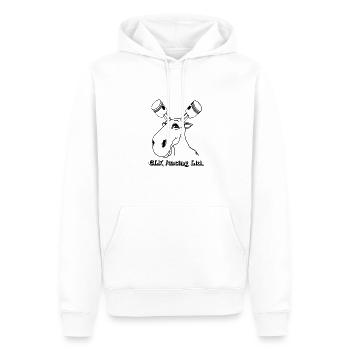 ELK Racing Ltd. - Männer Premium Bio Hoodie - Weiß - Vorne - Nico (187cm)