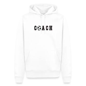 Fußballtrainer Fußball Coach Fußballtraining - Männer Premium Bio Hoodie - Weiß - Vorne - Nico (187cm)